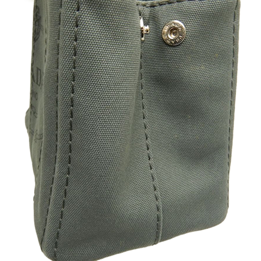 Pre-Loved Prada Small Canvas Canapa Logo Satchel - Picture 4 of 12